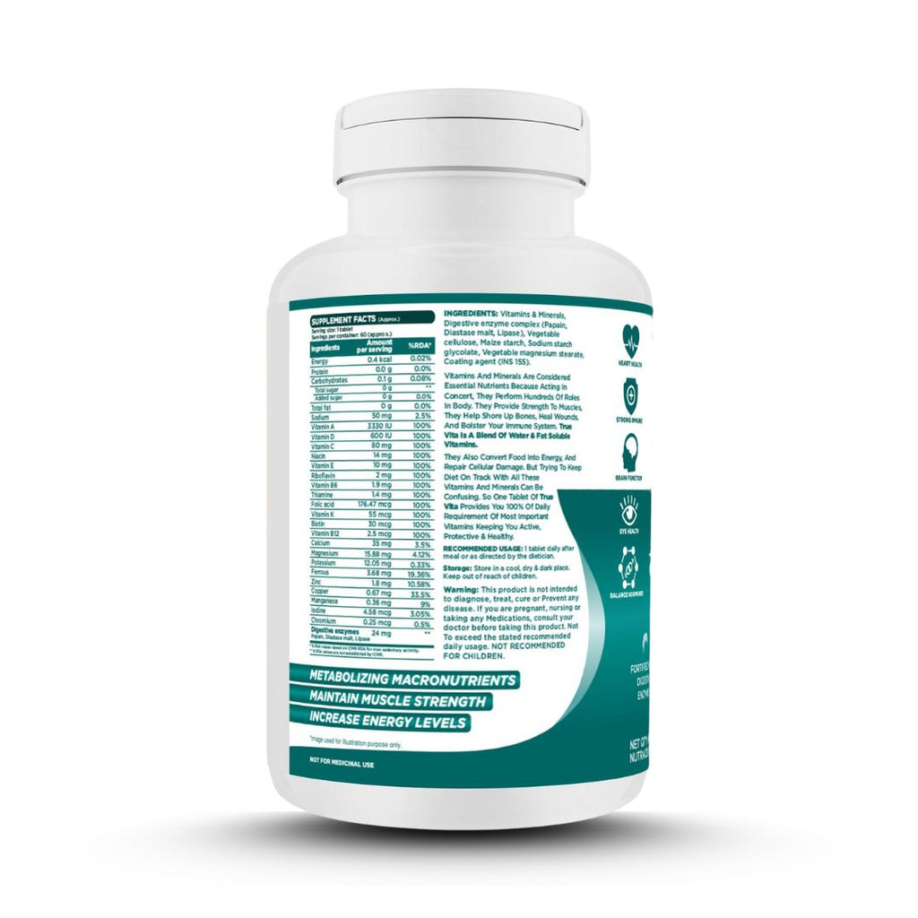 Trueforma True Vita (Multivitamin - Micronutrient Support) 60 Tablets