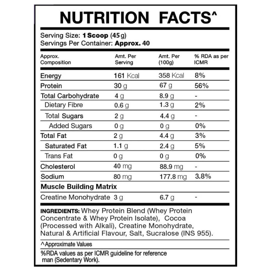 IN2 Nitro Whey Protein 4lbs