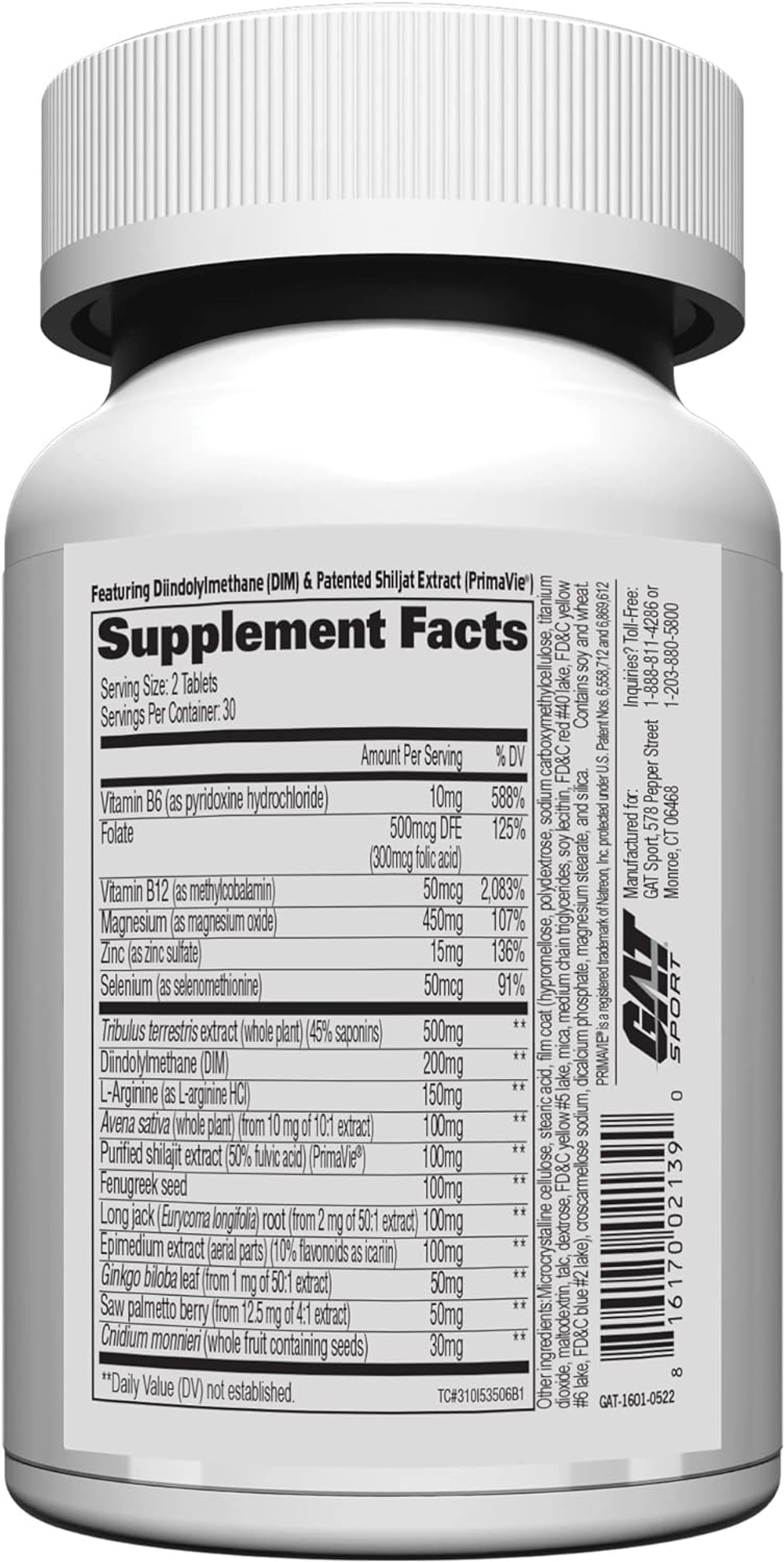 GAT Sports Testrol Gold ES, Testosterone Booster