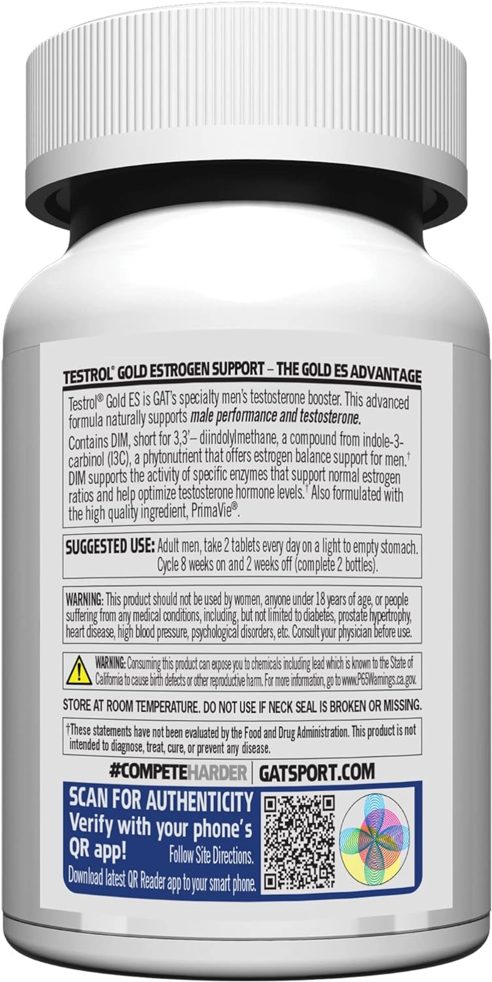 GAT Sports Testrol Gold ES, Testosterone Booster