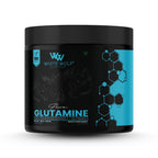 White Wolf Pure Glutamine Powder, 250g, 50 Ser