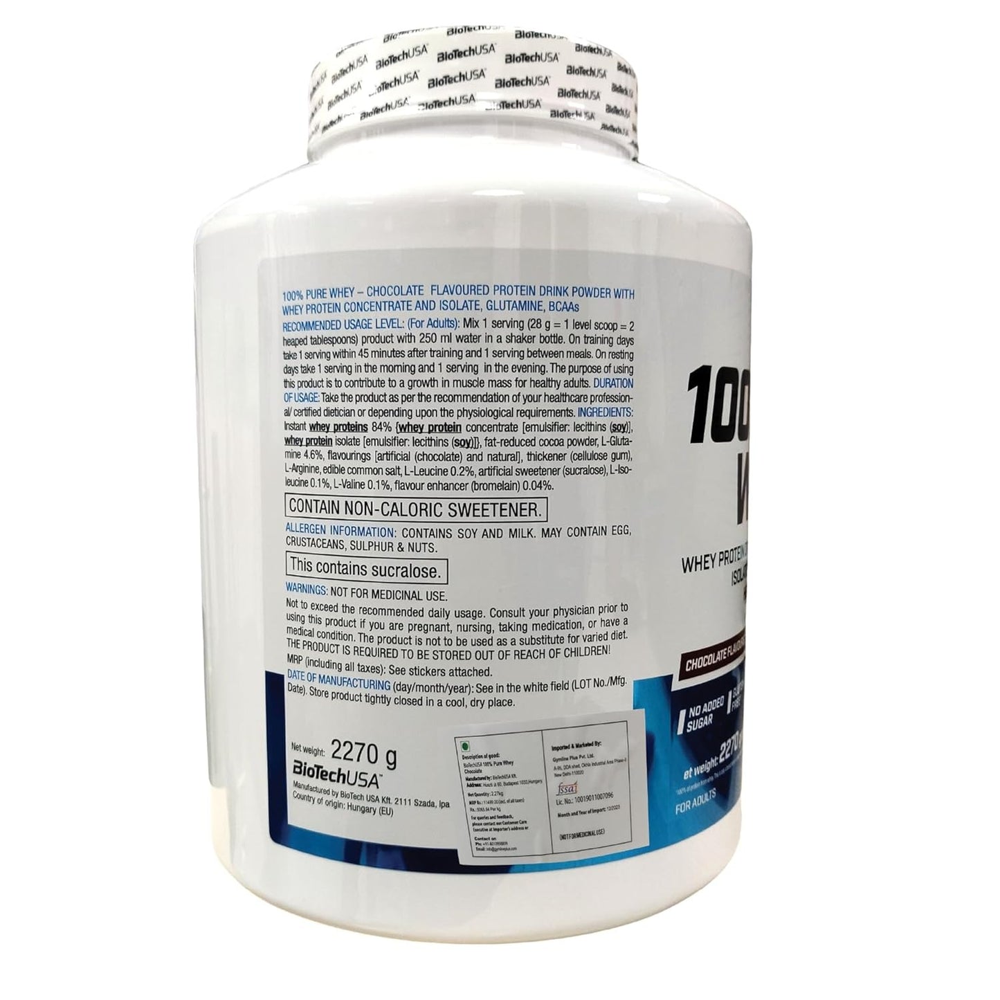 BiotechUSA 100% Pure Whey