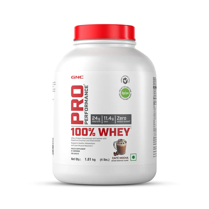 GNC 100% Whey Protein 4lbs
