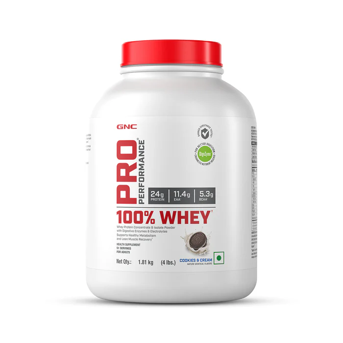 GNC 100% Whey Protein 4lbs
