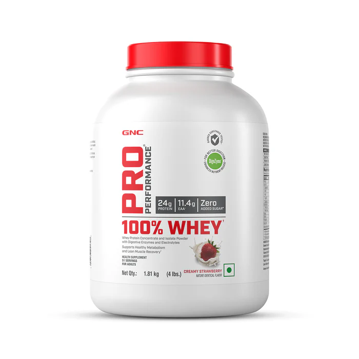 GNC 100% Whey Protein 4lbs