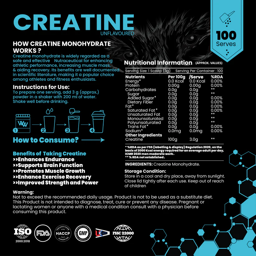 White Wolf Pure Creatine