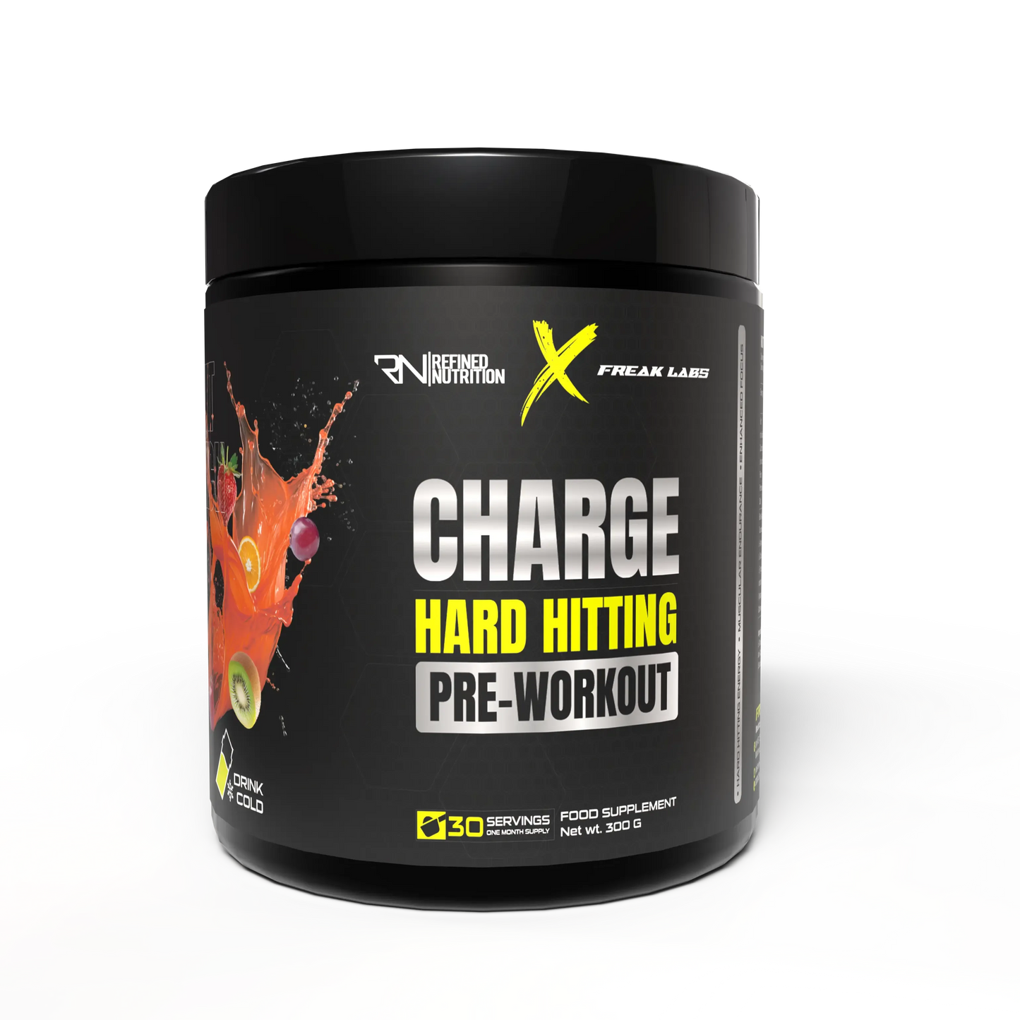 Freak Labs Charge Hard Hitting Pre Workout | Energy & Performance Formula