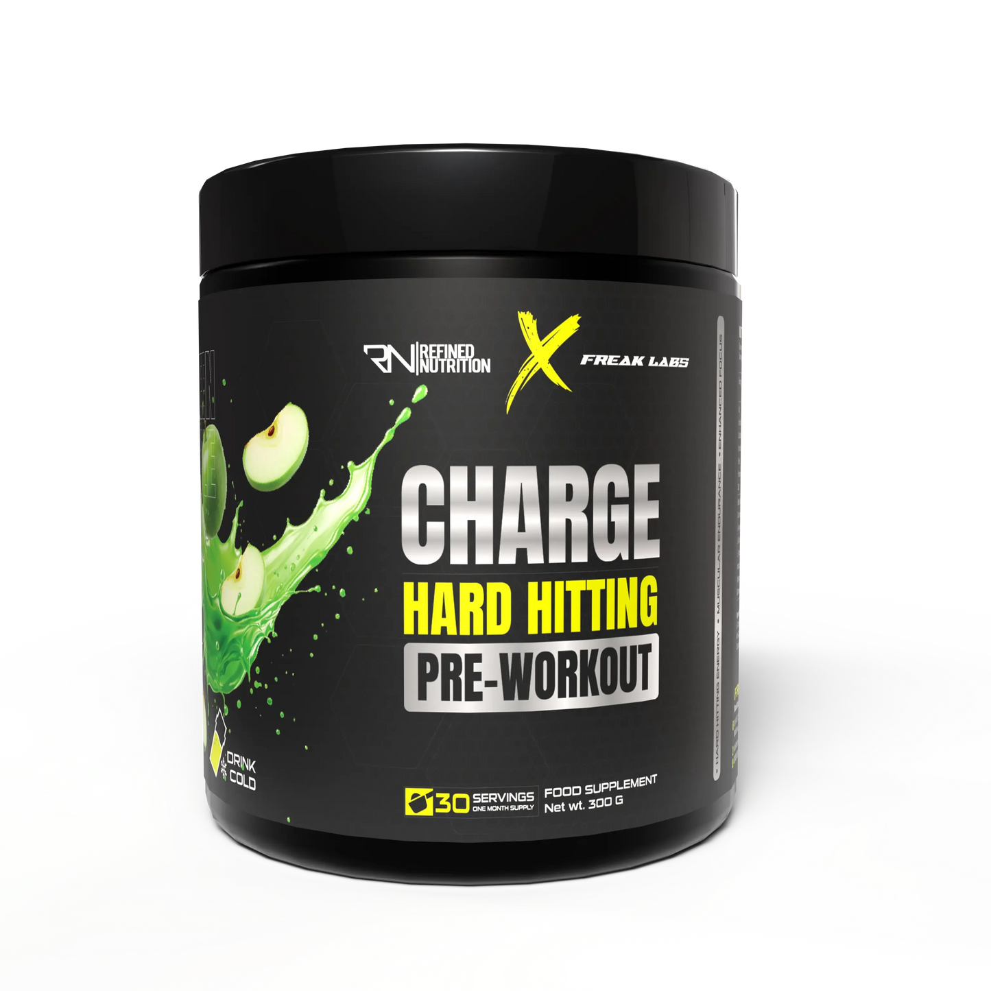 Freak Labs Charge Hard Hitting Pre Workout | Energy & Performance Formula
