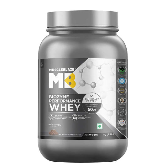Muscle Blaze Biozyme Performance Whey Blue Tokai Coffee