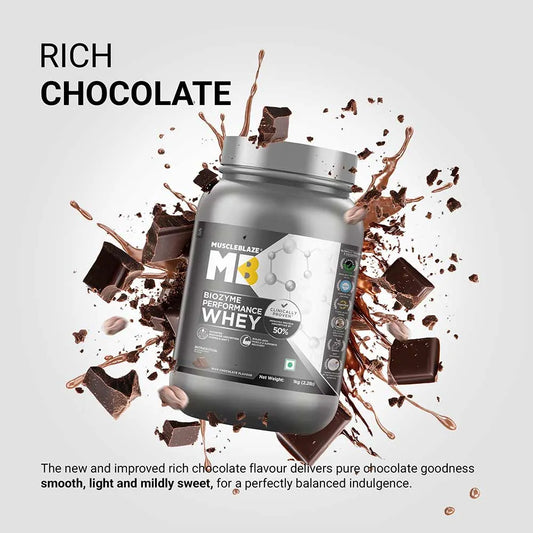 Muscle Blaze Biozyme Performance Whey Rich Chocolate