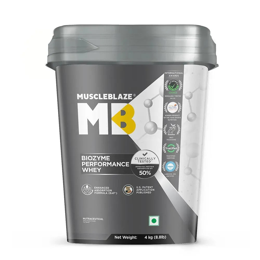 Muscle Blaze Biozyme Performance Whey Triple Chocolate