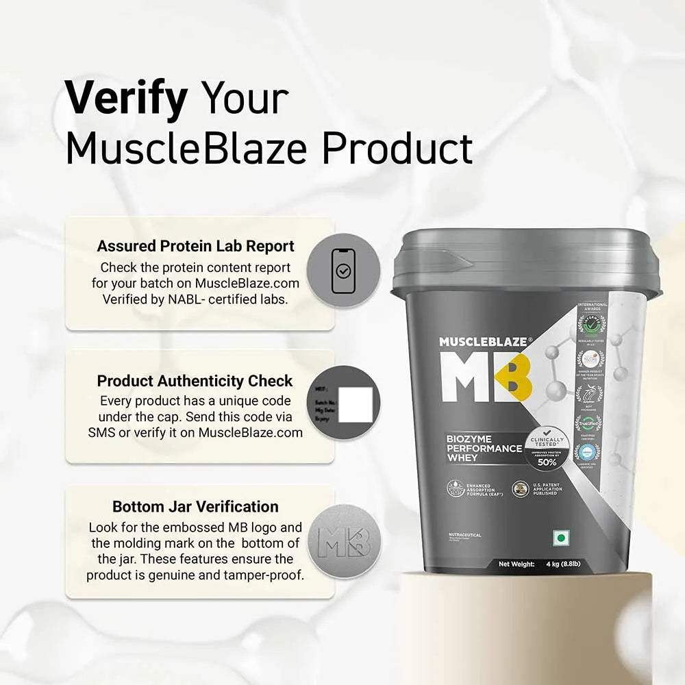 Muscle Blaze Biozyme Performance Whey Triple Chocolate
