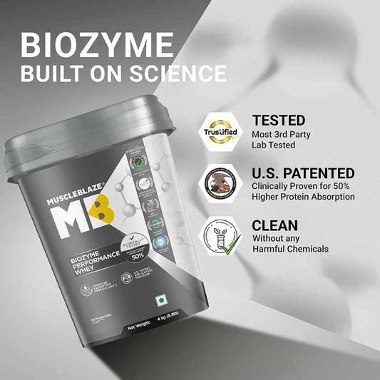 Muscle Blaze Biozyme Performance Whey Triple Chocolate