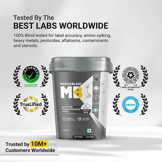 Muscle Blaze Biozyme Performance Whey Triple Chocolate