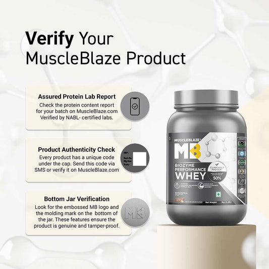 Muscle Blaze Biozyme Performance Whey Chocolate Hazelnut
