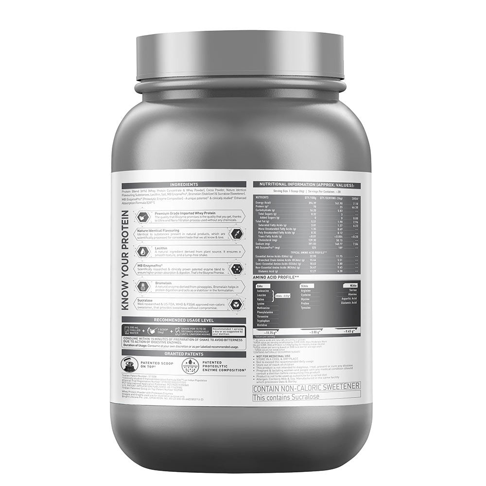 Muscle Blaze Biozyme Performance Whey Chocolate Hazelnut