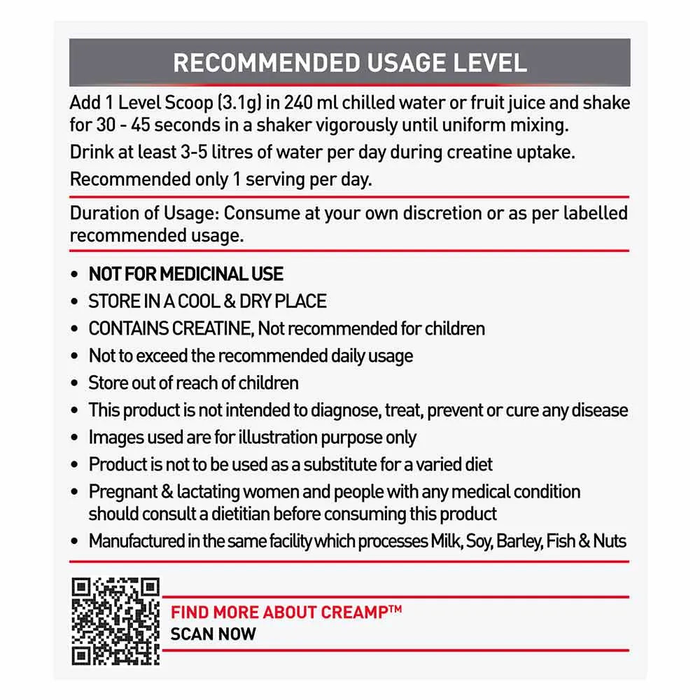 Muscle Blaze Creatine Monohydrate Creamp 100 G