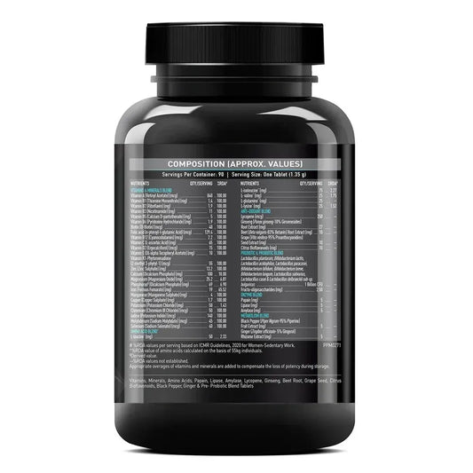 Muscle Blaze MB-VITE Daily Multivitamin | Energy, Immunity & Recovery Support
