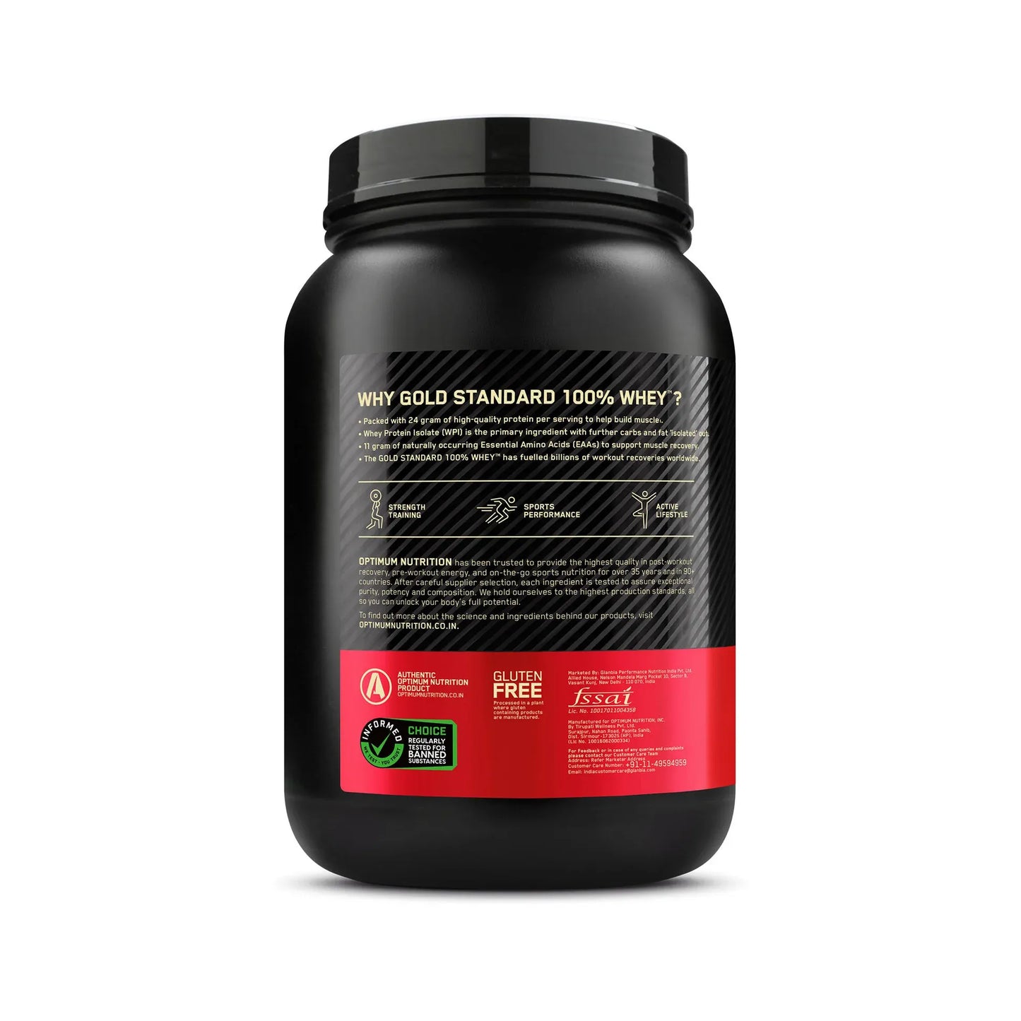 Optimum Nutrition Gold Standard 100% Whey Protein Powder - Alphonso Mango