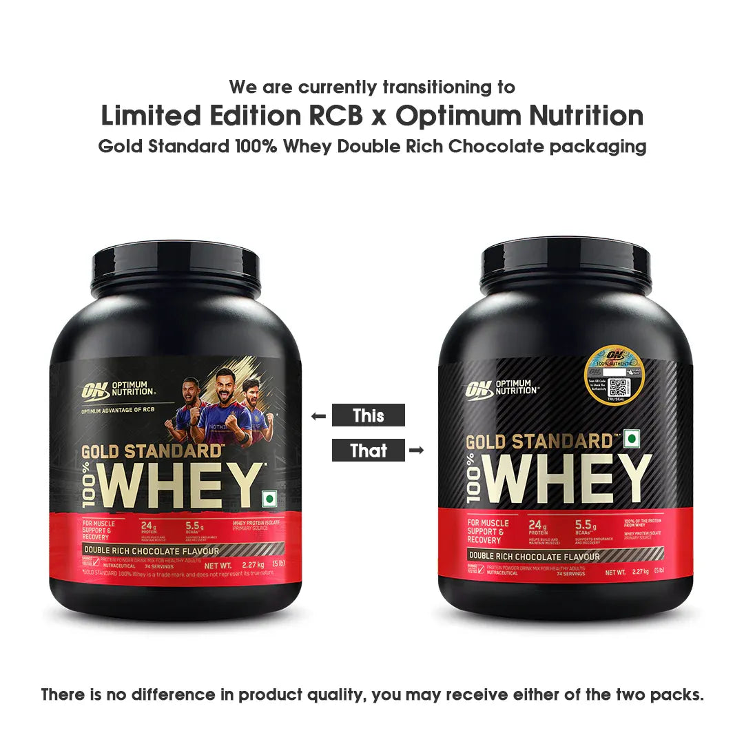 Optimum Nutrition Gold Standard 100% Whey Protein Powder - Double-Rich-chocolate