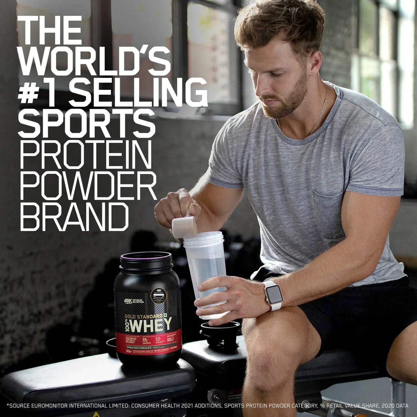 Optimum Nutrition Gold Standard 100% Whey Protein Powder - Vanilla Ice Cream