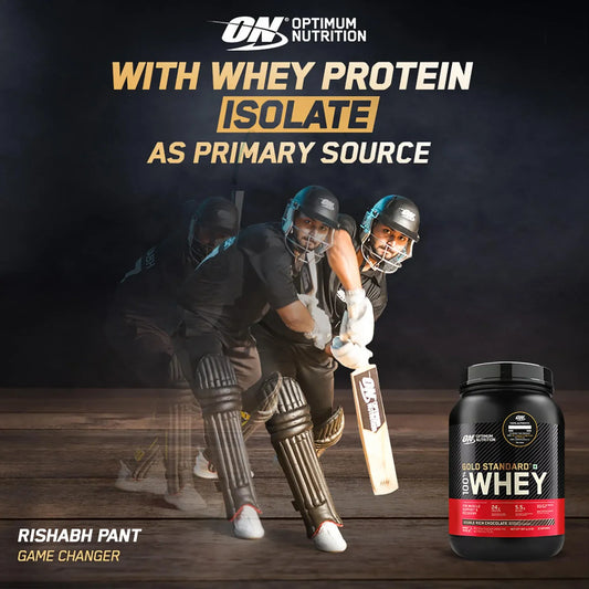 Optimum Nutrition Gold Standard 100% Whey Protein Powder - Vanilla Ice Cream