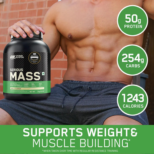 Optimum Nutrition Serious Mass Weight Gainer – Vanilla Flavour
