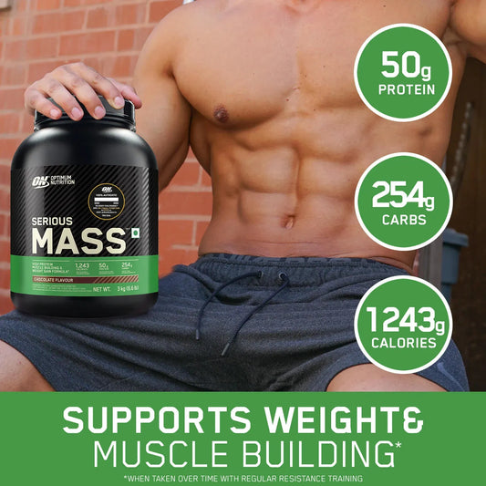 Optimum Nutrition Serious Mass Weight Gainer – Chocolate Flavour