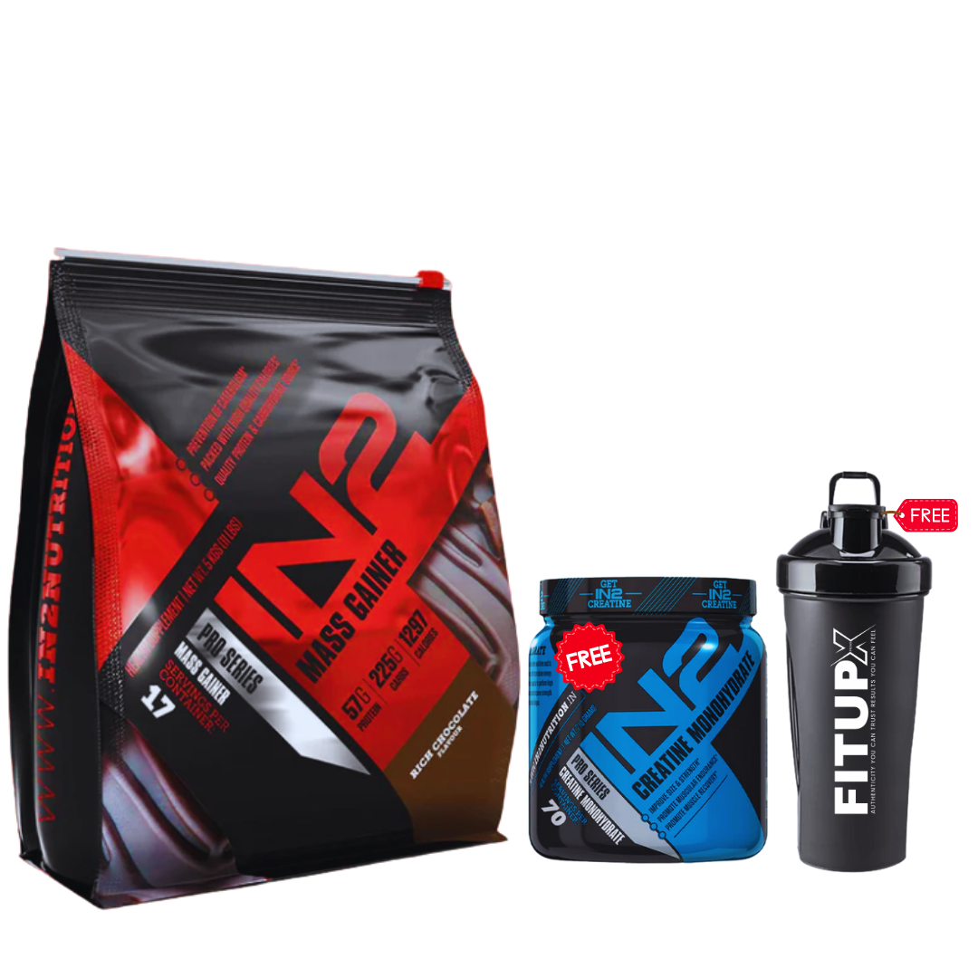 IN2 Mass Gainer 5kg Combo Stack