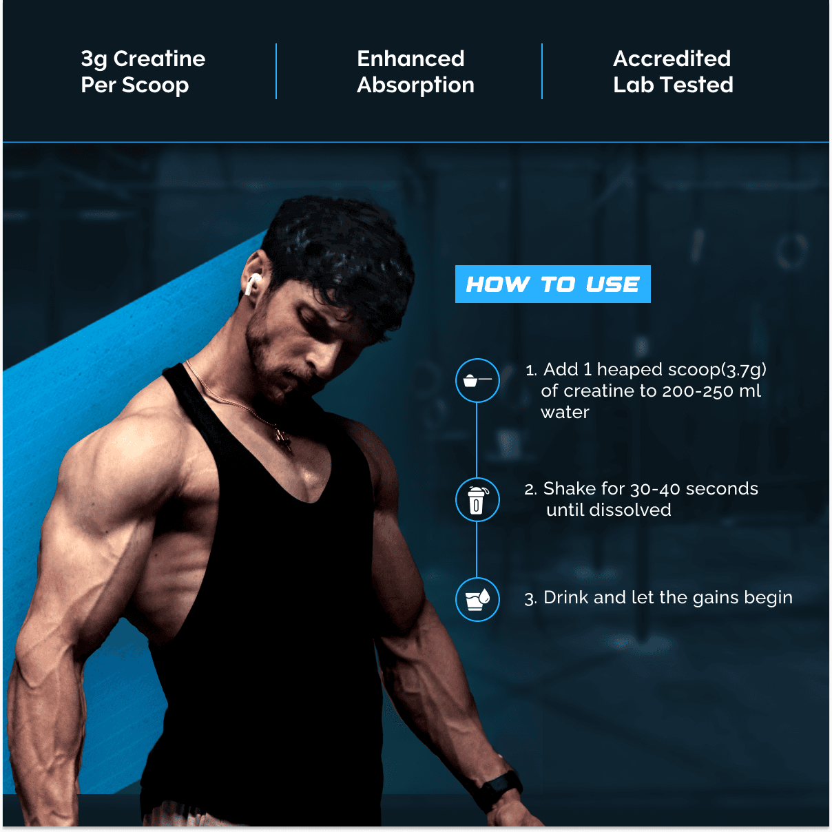 Wellcore Micronised Creatine Monohydrate - Kiwi Kick