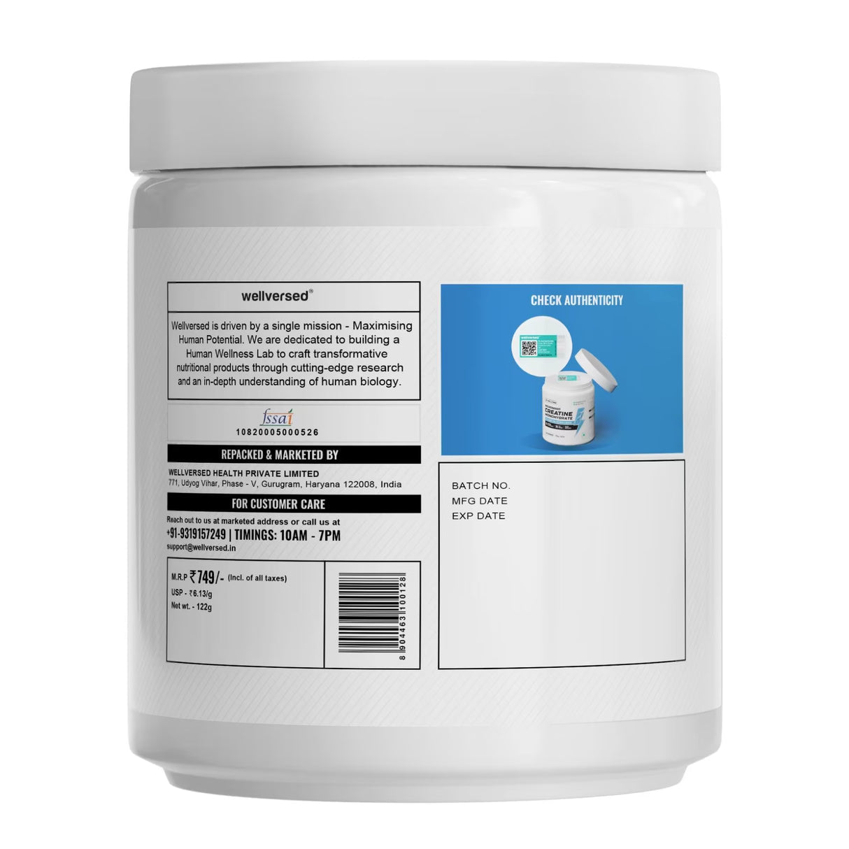 Wellcore Micronised Creatine Monohydrate - Fruit Fusion