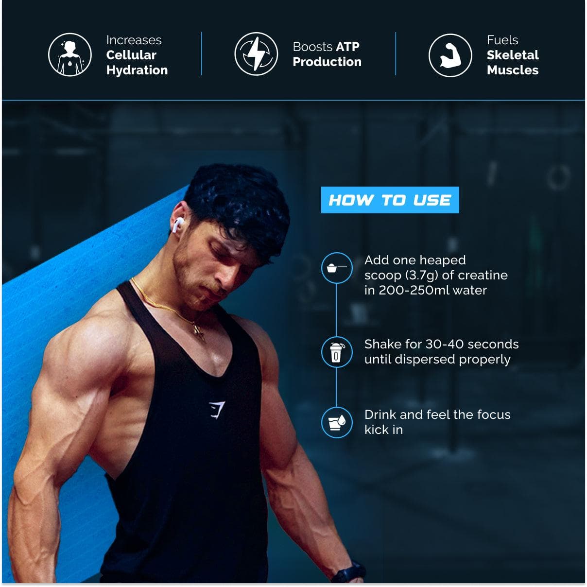 Wellcore Micronised Creatine Monohydrate - Tropical Tango