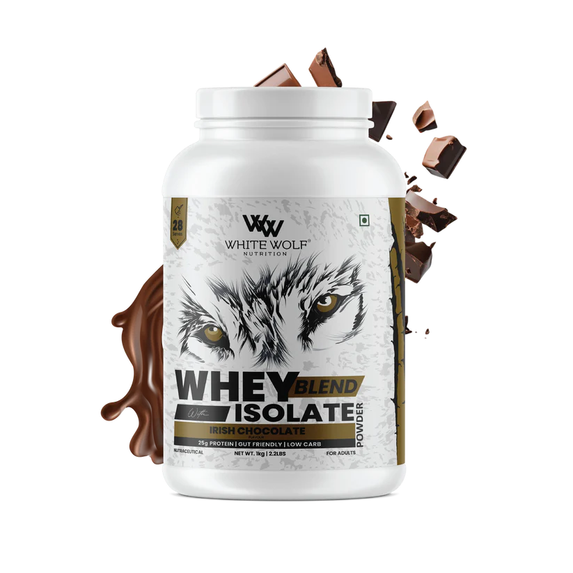 White Wolf Whey Blend with Isolate 25 g Protein
