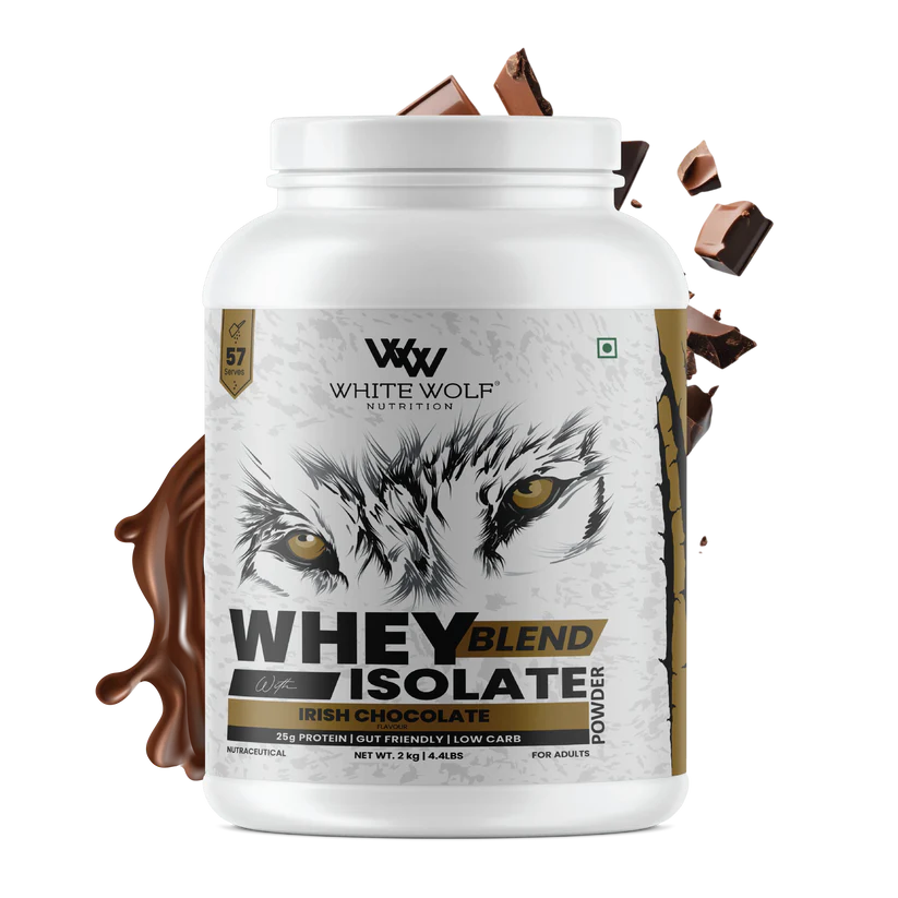 White Wolf Whey Blend with Isolate 25 g Protein