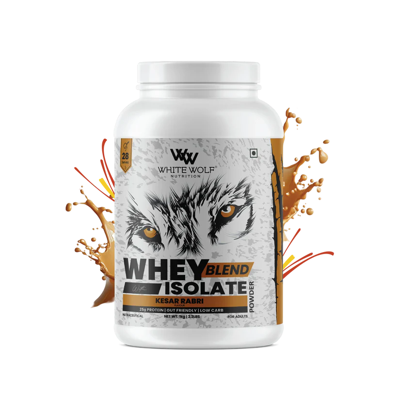 White Wolf Whey Blend with Isolate 25 g Protein