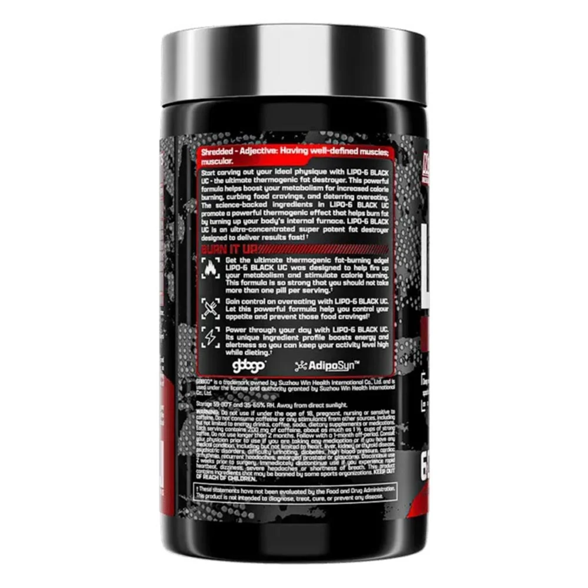 Nutrex Lipo 6 Black UC 60 capsules, Unflavoured