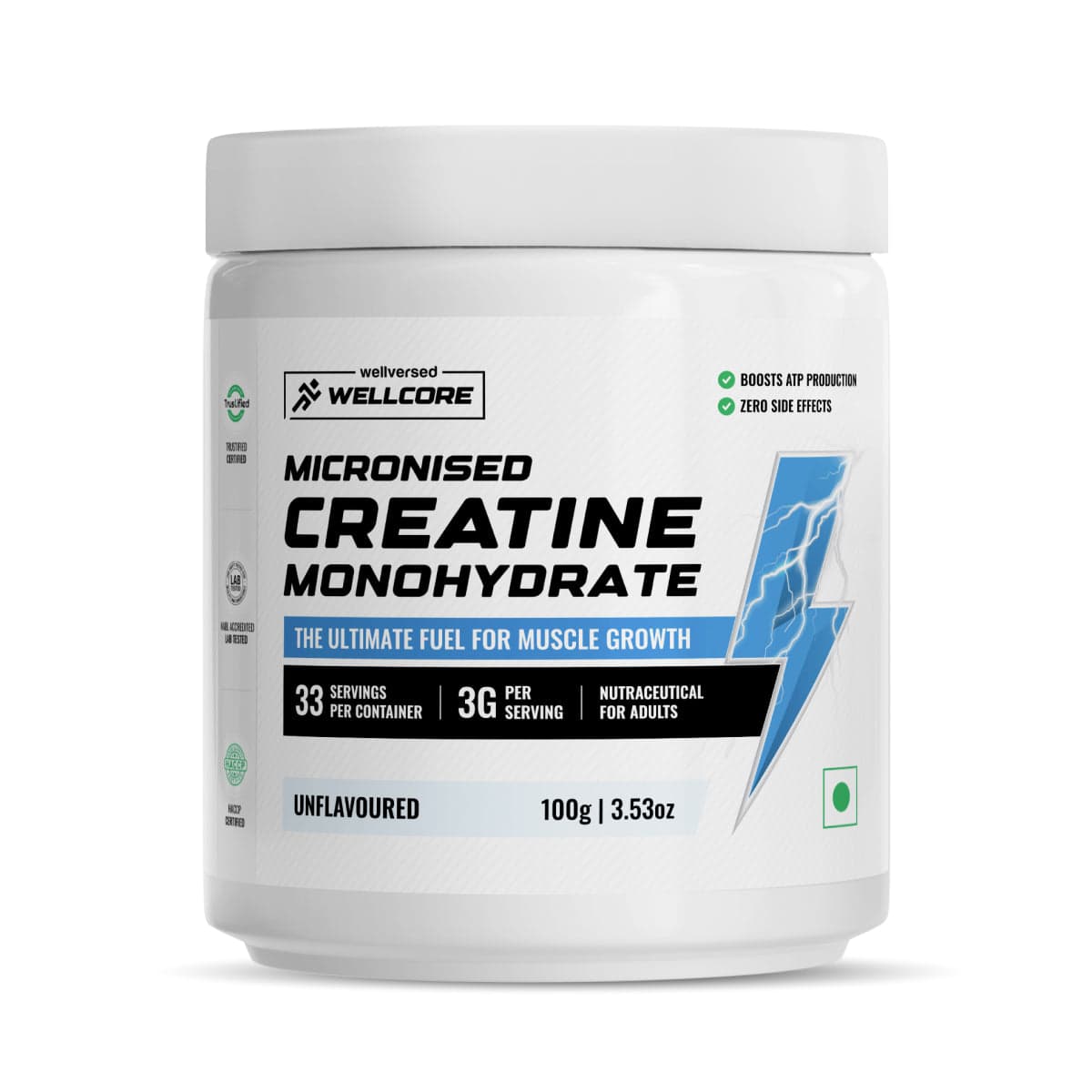 Wellcore Micronised Creatine Monohydrate - unflavoured