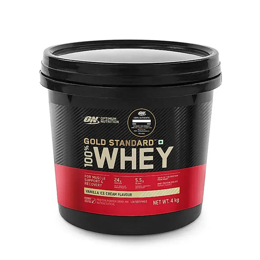 Optimum Nutrition Gold Standard 100% Whey Protein Powder - Vanilla Ice Cream