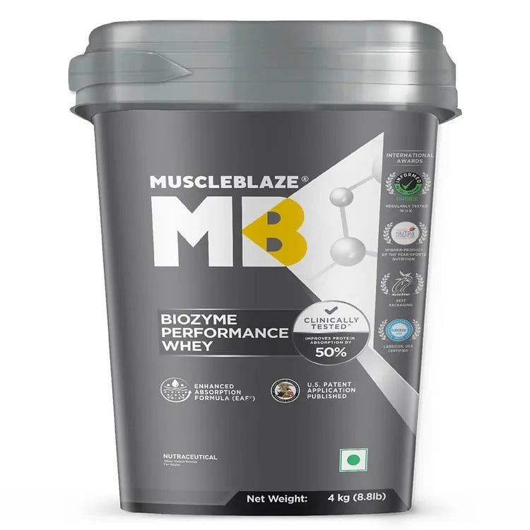 Muscle Blaze Biozyme Performance Whey Blue Tokai Coffee
