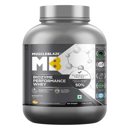 Muscle Blaze Biozyme Performance Whey Blue Tokai Coffee