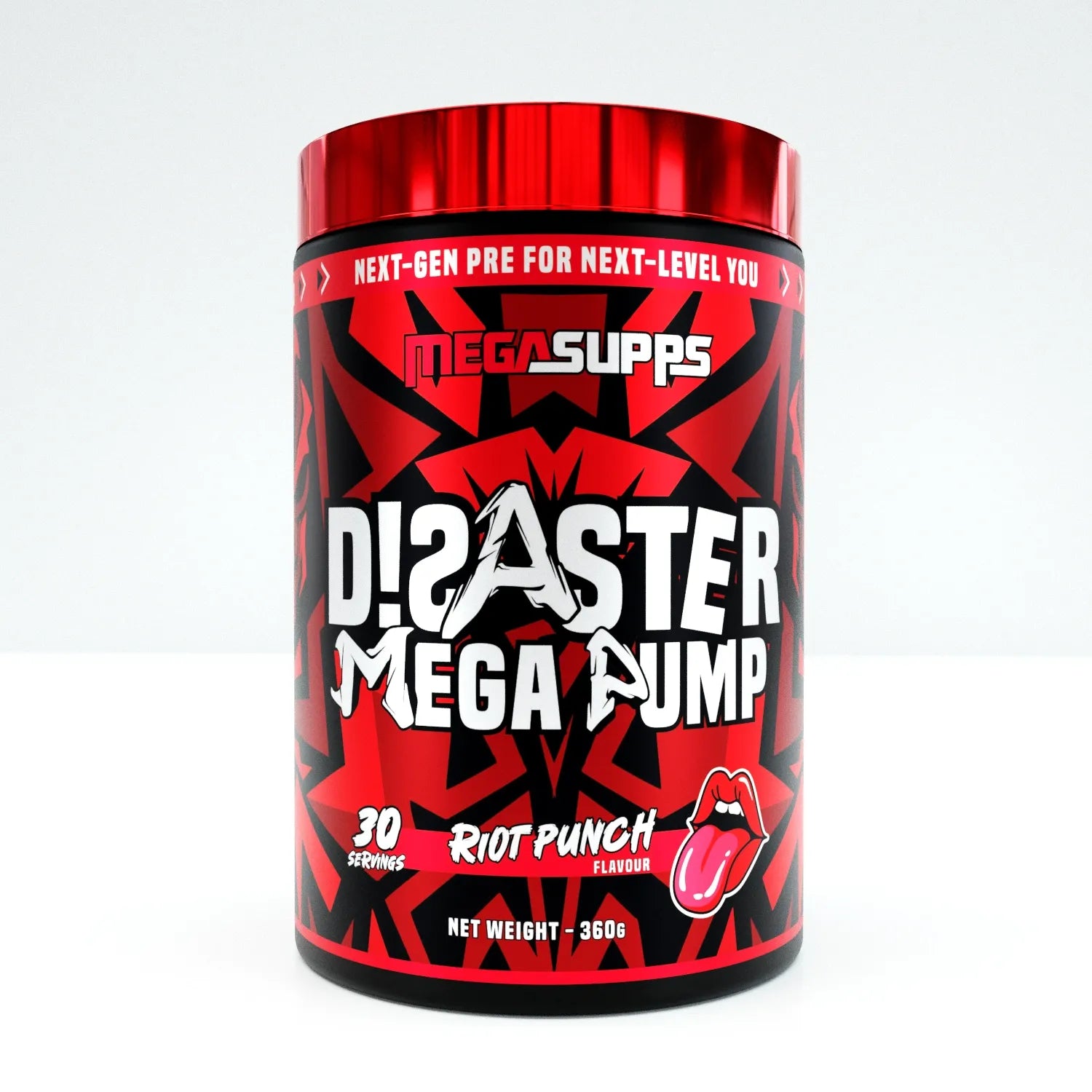 Disaster Mega Pump Pre Workout | Energy, Focus & Muscle Pump Support