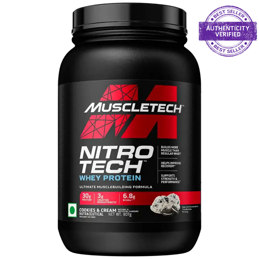 MuscleTech Nitrotech Whey Protein | Muscle Growth & Recovery Support