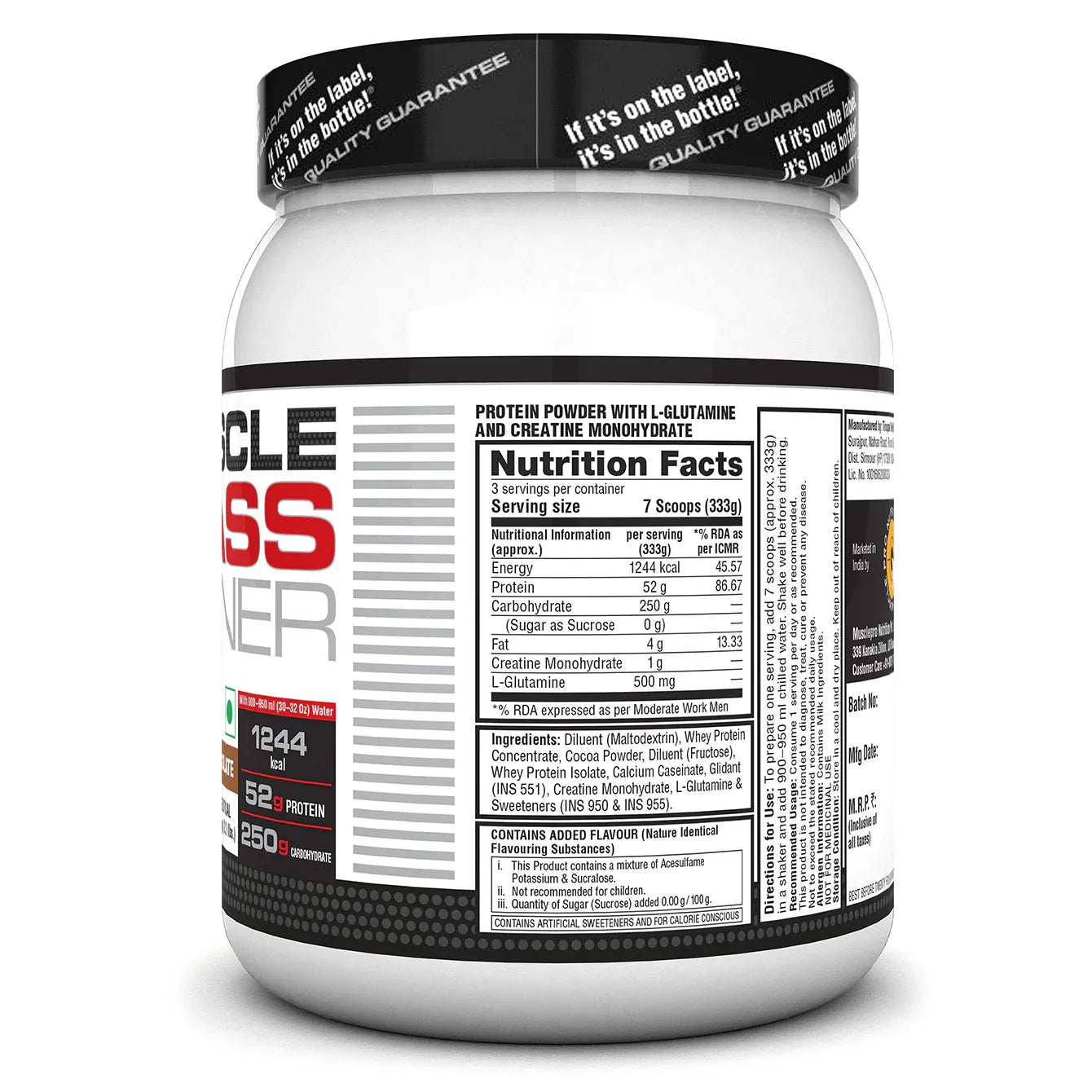 Labrada Muscle Mass Gainer | High-Calorie Muscle & Weight Gain Supplement