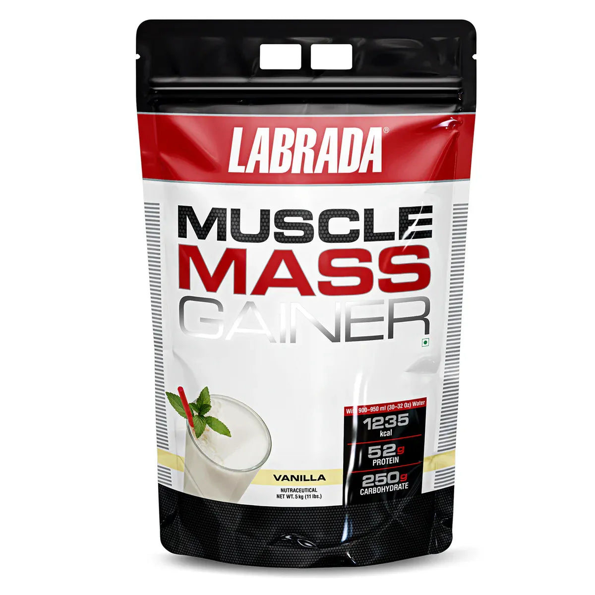 Labrada Muscle Mass Gainer | High-Calorie Muscle & Weight Gain Supplement