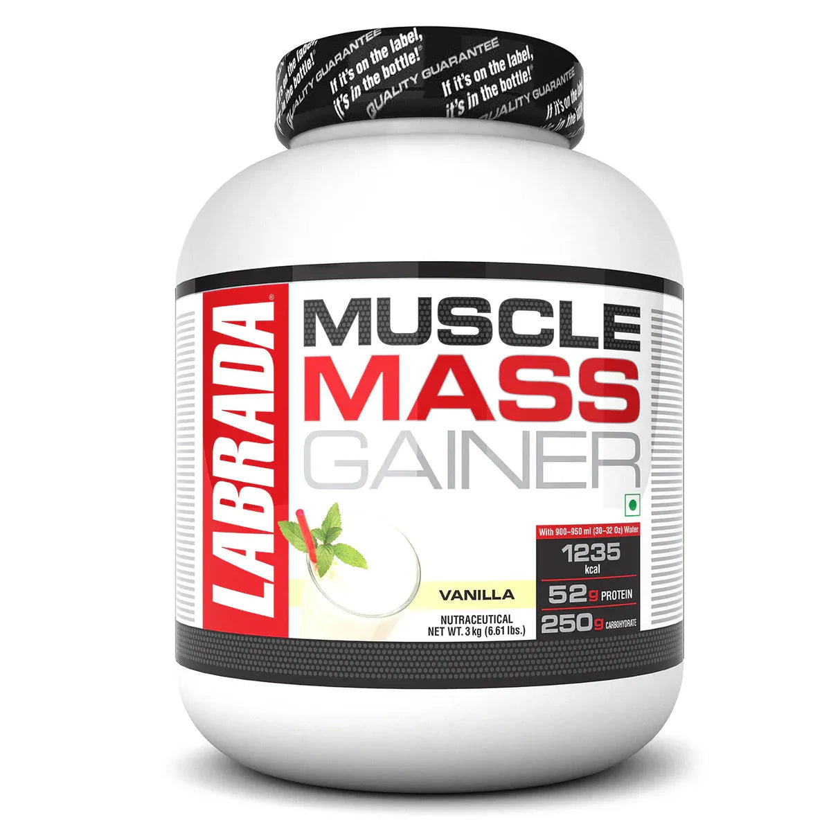 Labrada Muscle Mass Gainer | High-Calorie Muscle & Weight Gain Supplement